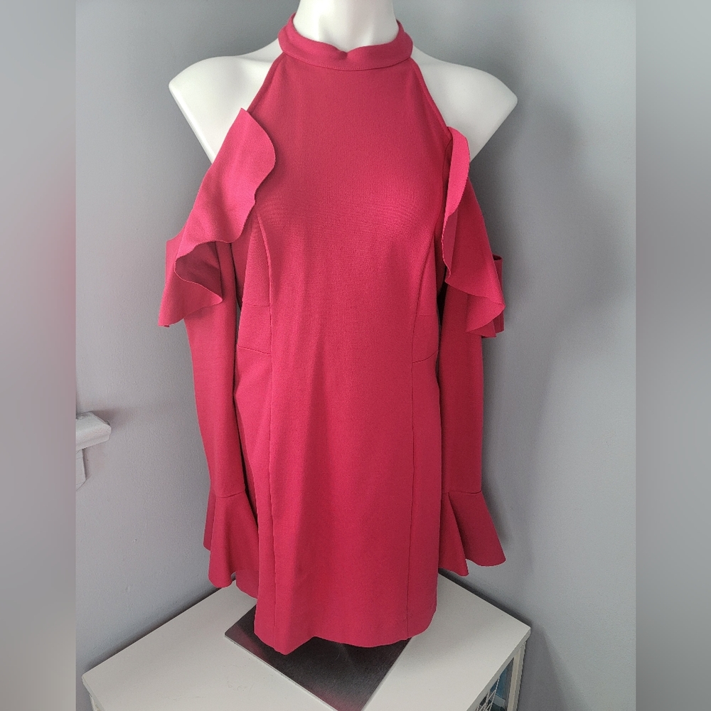 Free People Sweet Talk Mini Dress Raspberry Small - Picture 3 of 7